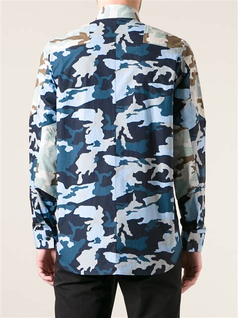 givenchy camo shirt|givenchy shirts for men.